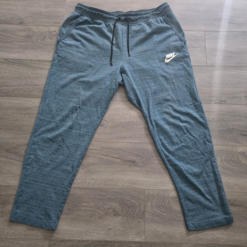 Nike Advance 15 Joggers Men's XL Light Blue Zip Pocket Sweatpants Athletic Tech